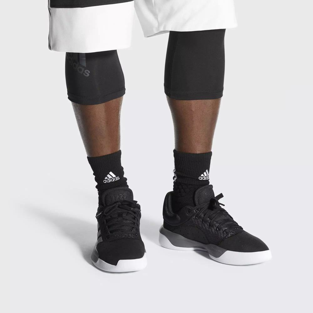 Adidas Pro Adversary Low 2019 Tenis De Basketball Negros Para Mujer (MX-14089)